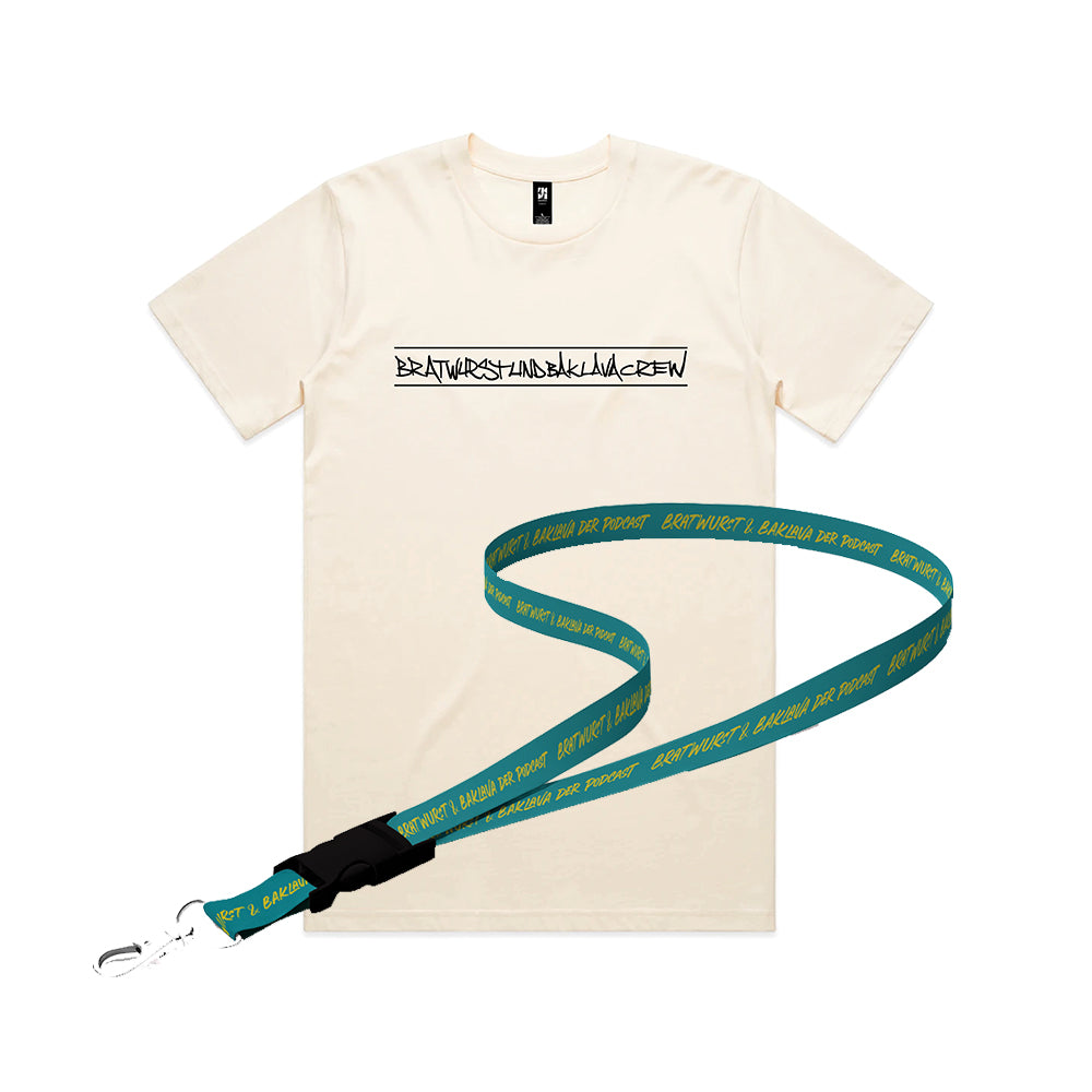 BRATWURST & BAKLAVA • T-Shirt Bundle „B&B Crew“ • natural