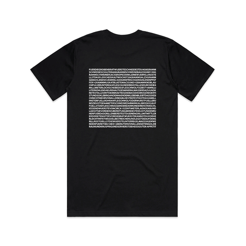 BRATWURST & BAKLAVA • T-Shirt Bundle “Bratwurst-Rezept” • schwarz 